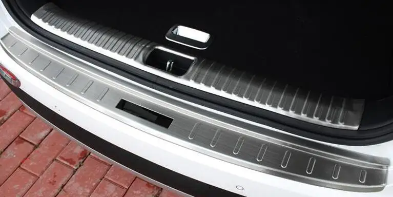2pcs Для KIA Sportage автомобильные аксессуары Нержавеющая сталь Внутренний задний бампер защитная пластина Накладка 2 шт - Цвет: 2pcs