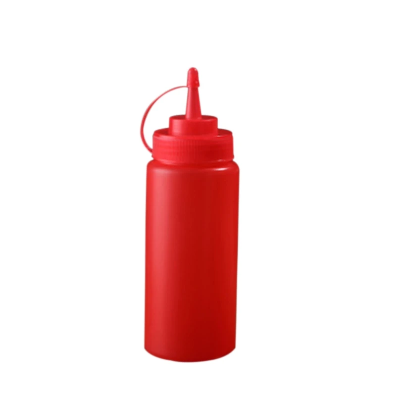 650ML Пластиковая бутылочка для соуса, бутылка для домашнего соуса, портативная бутылка для салата с томатным соусом, кухонный гаджет(650 мл - Цвет: 650ML