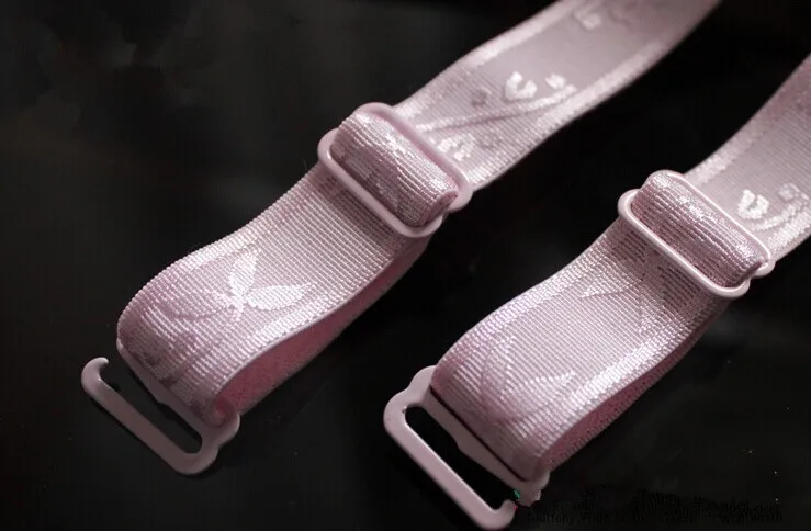 50 пар разных цветов Регулируемый жаккардовый эластичный бюстгальтер Спагетти из