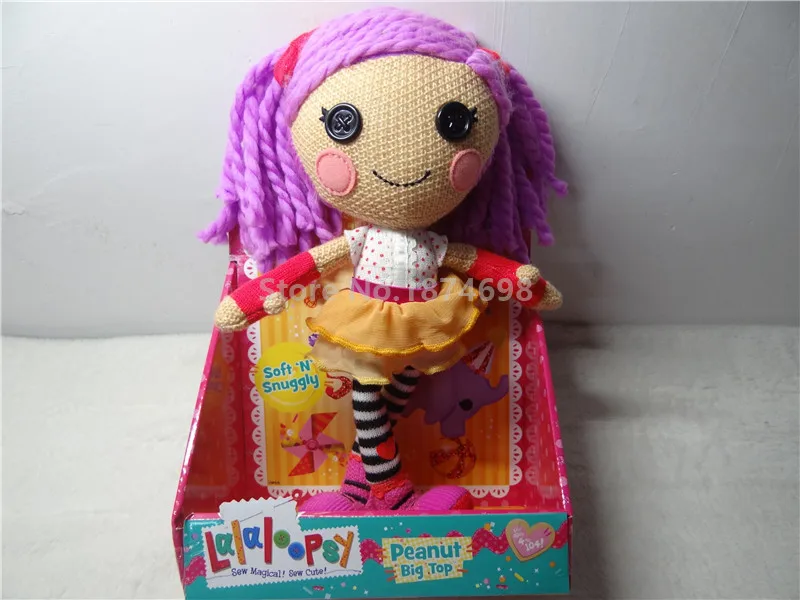 Новый Lalaloopsy супер глупо вечерние крючком кукла 28 см милые плюшевые куклы детские
