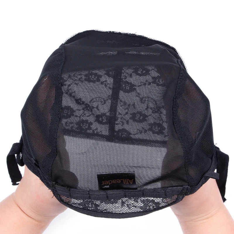 Продажи XL/L/M/S Волосы Сотка Сети Регулируемый Парик Крышки Для производства Париков Качества 10 Шт./лот Швейцарский Шнурок Для Парика Решений материалы