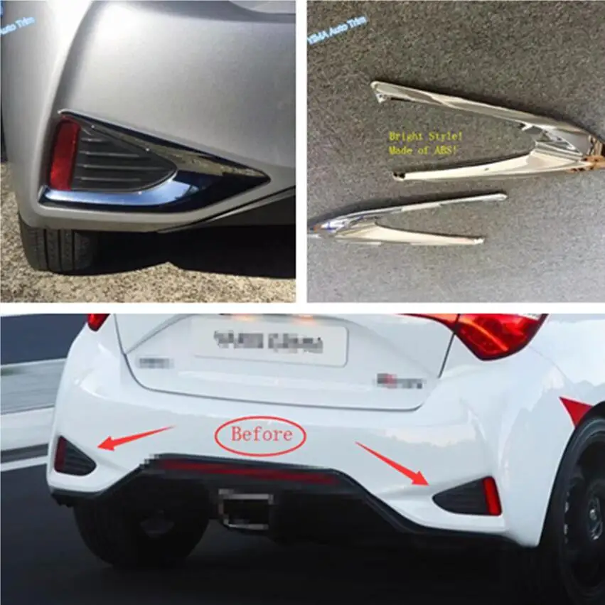 Lapetus автомобильный Стайлинг боковые задние противотуманные фары лампа Foglights