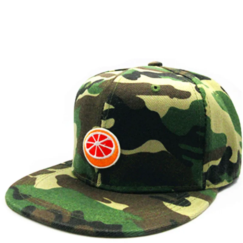2019 хлопковая бейсболка с вышивкой оранжевых фруктов Кепка в стиле хип хоп