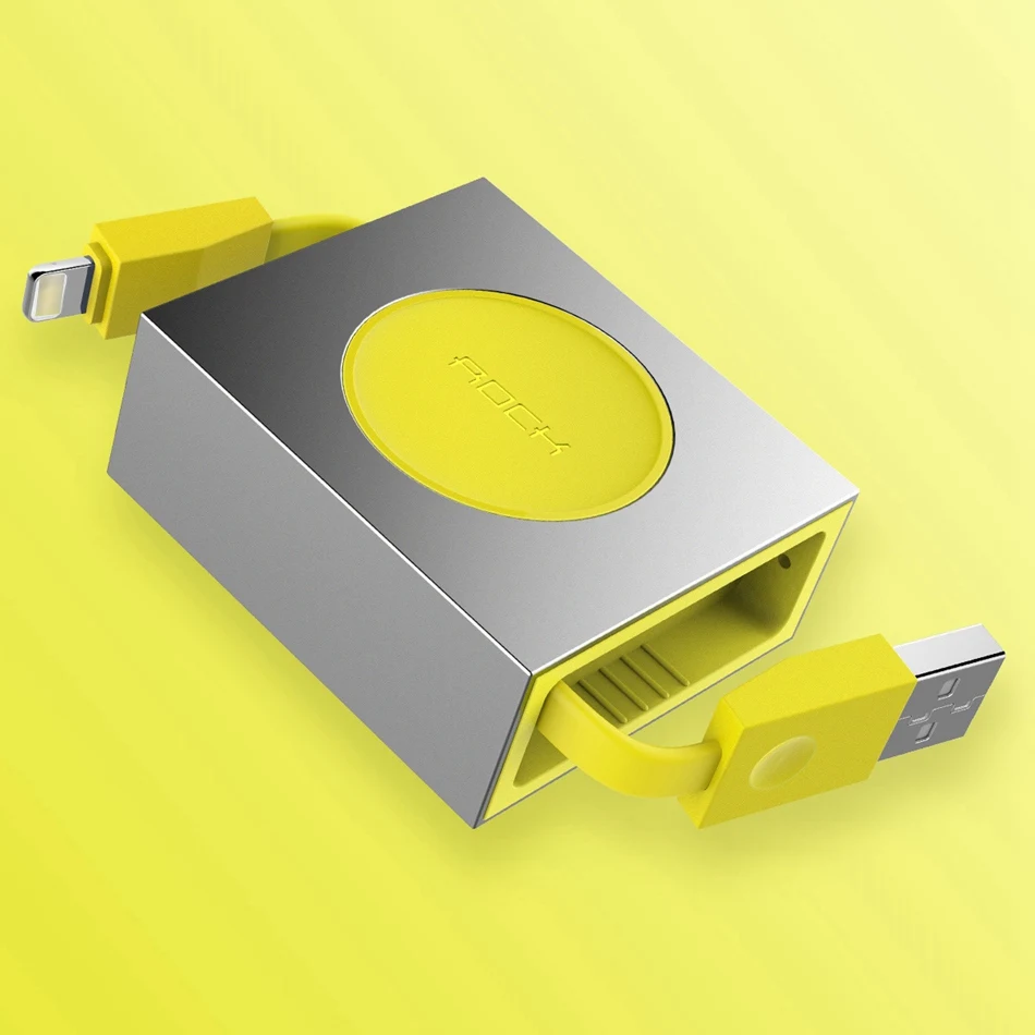 ROCK Выдвижной USB кабель для iPhone 8 7 растягивающийся кабель быстрой зарядки для iPhone кабель синхронизации данных для iPad распродажа 49