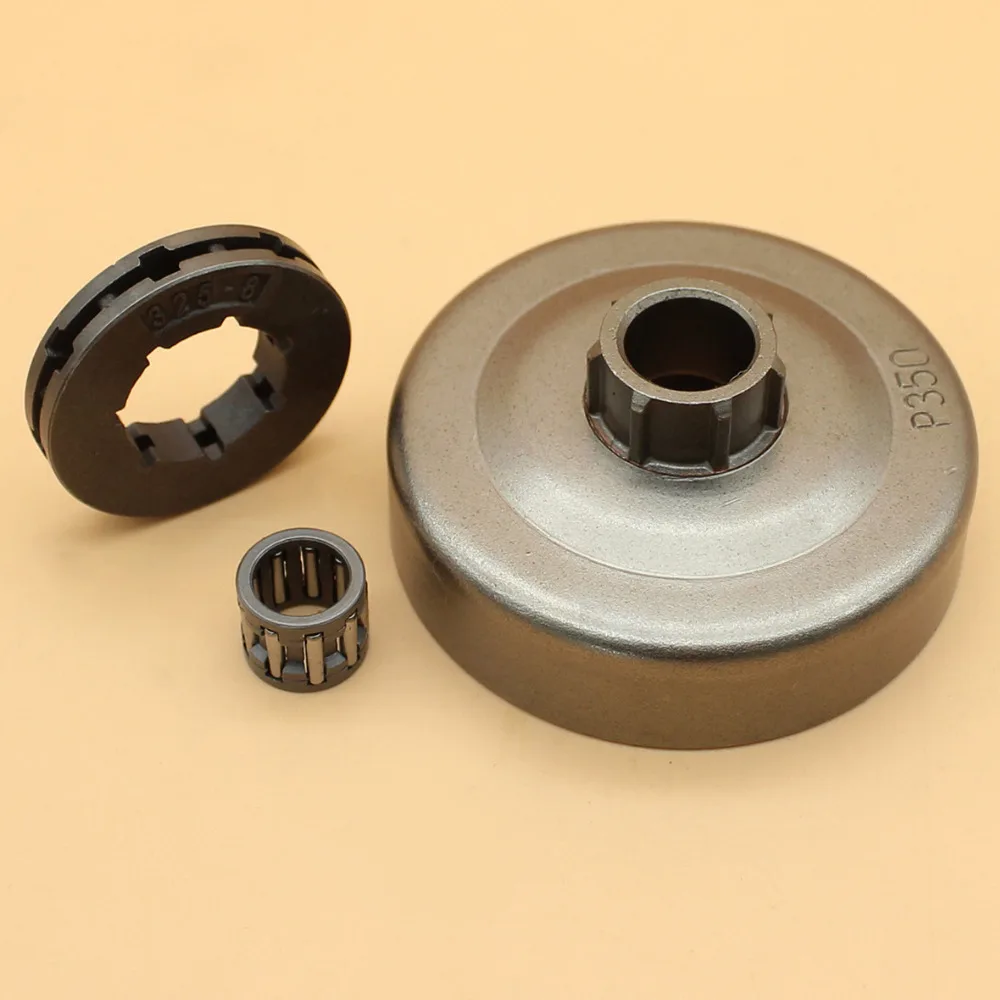 

.325" 8 Teeth Clutch Drum Sprocket Rim Cage Bearing Fit PARTNER 350 351 Chainsaw Parts