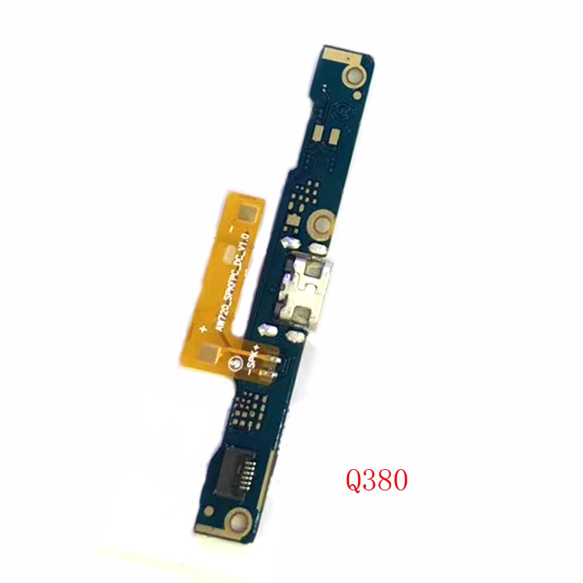 Usb порт для зарядки док-станция Соединительная плата гибкий кабель для micromax Q380 запасные части