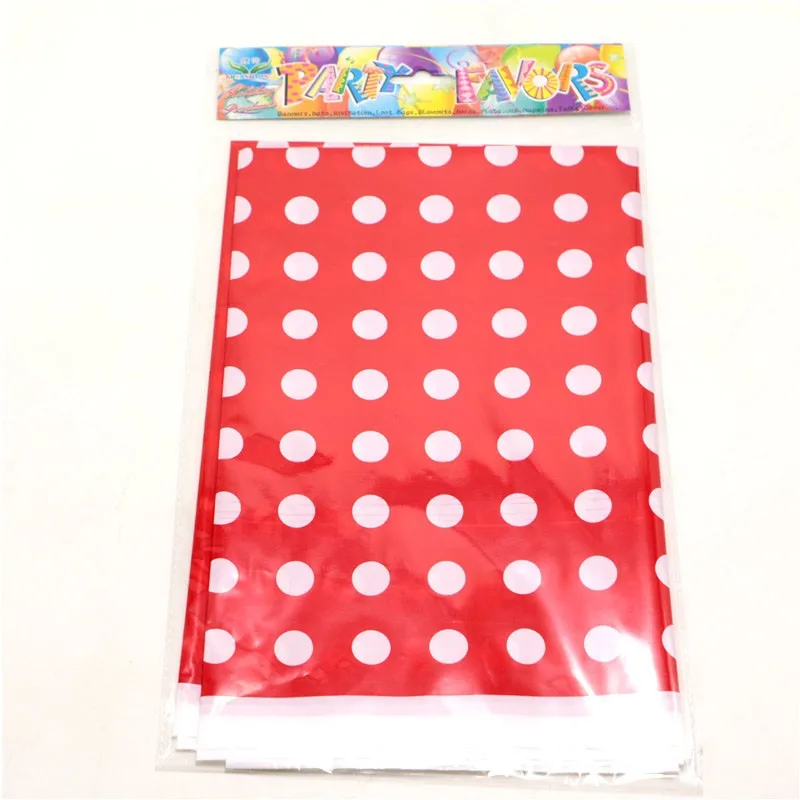1pcslot Polka Dots Theme Kids Favors Maps Happy Birthday Decoration Plastic Tablecover Baby Shower Tablecloth Party Supplies | Дом и сад
