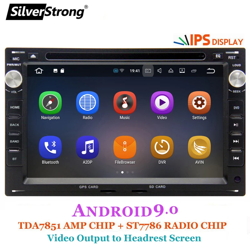 SilverStrong 4 GB Android 8,0-8,1 2din автомобильный DVD ips для VW Golf4 поло PASSAT B4 B5 бора для Octavia1 golf4 превосходное