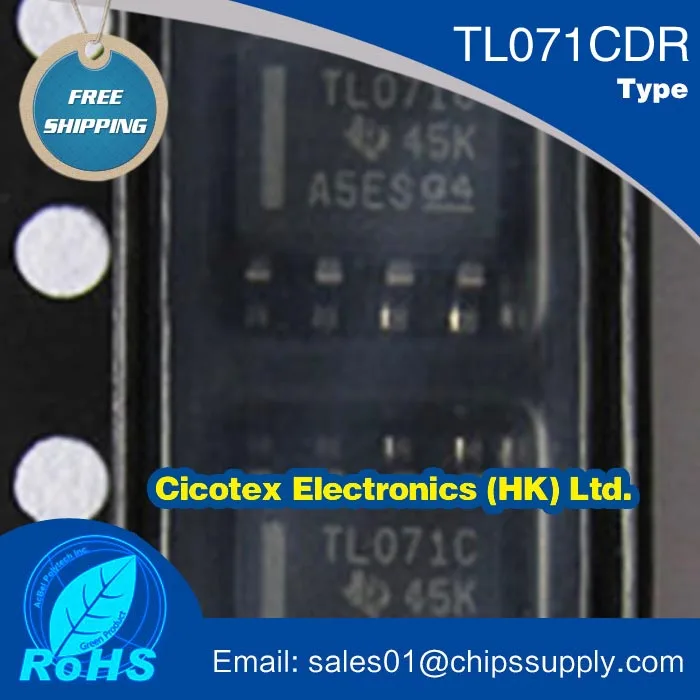 10 шт./лот TL071CDR 071 SOP-8 IC OPAMP JFET 3MHZ 8soic