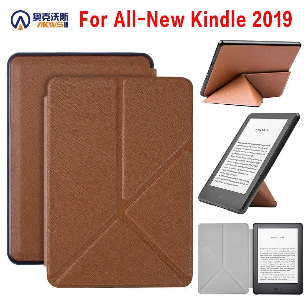Оригами чехол для нового Kindle 10 го поколения 2019 E reader Sleep Cover Book Slim Funda Capa Магнитный