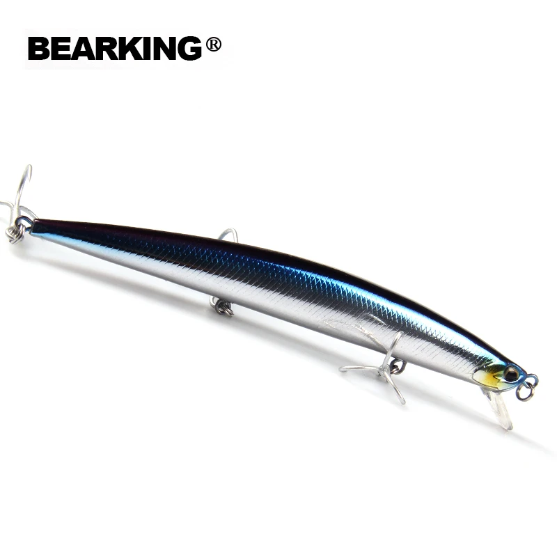 Bearking 1 шт. искусственная приманка для рыбной ловли лазерная 3D глаза 14 см 18 г