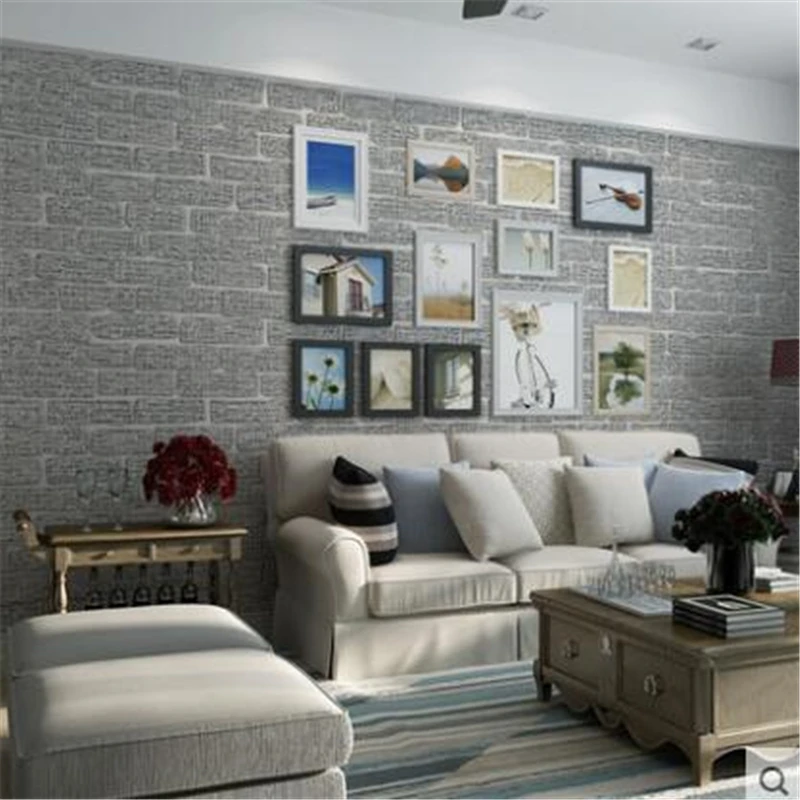 Высококачественный современный простой китайский кирпич нетканый фон для