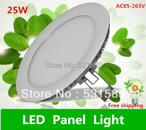 Супертонкая Светодиодная панель 25 Вт 10 шт. s/потолочный светильник высокая