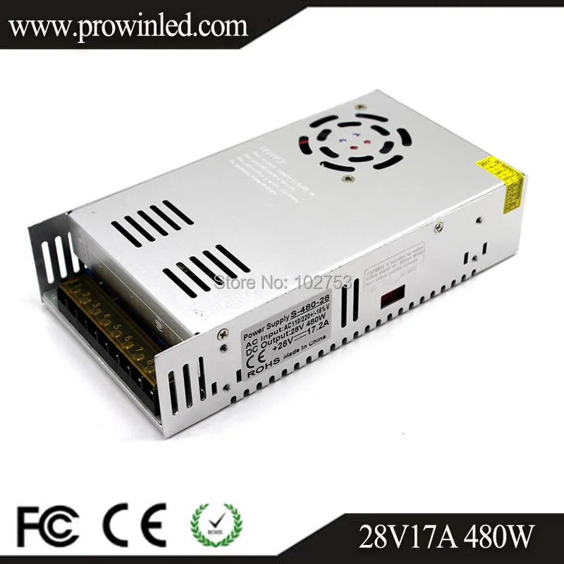 dc 28 V swtiching блок питания 150 W 180 W 200 W 300 W 360 W 400 W 480 W IP20 dc 42 V металлический корпус преобразователь переменного тока трансформатор