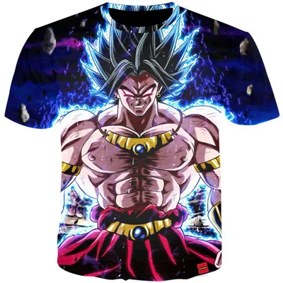 22 7XL Летние футболки Для мужчин принтом Goku Dragon Ball 3D футболка классная футболки для девочек топы с принтами из аниме для Для мужчин Уличная размера плюс пользовательские Прямая поставка - Цвет: 22