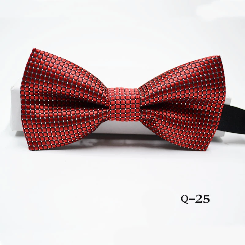 OnnPnnQ Fashion New Men Bow Tie Plaid Striped Solid Adjust Remove Neck Business Wedding Party Bowties Clothes Decoration | Аксессуары