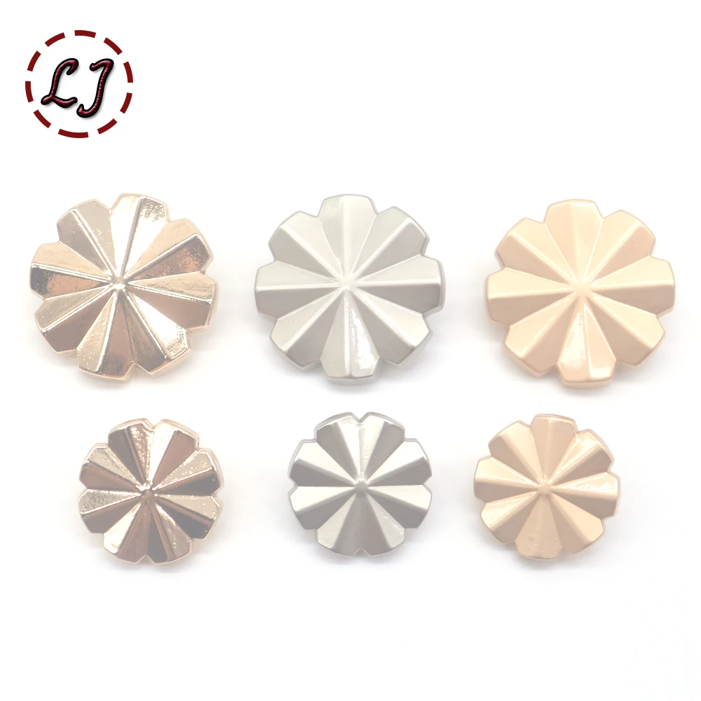 10 шт./лот новые декоративные пуговицы высококачественные металлические в