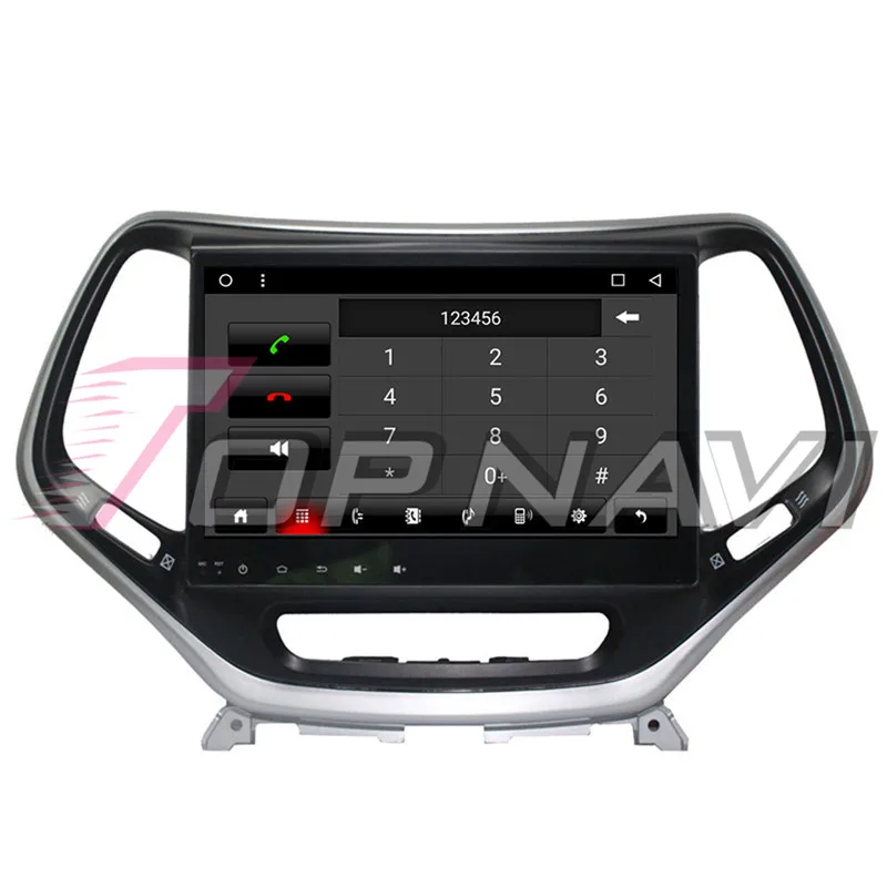 TOPNAVI Android 8 1 Автомобильная GPS навигация для JEEP Cherokee 2016 автомобильное радио