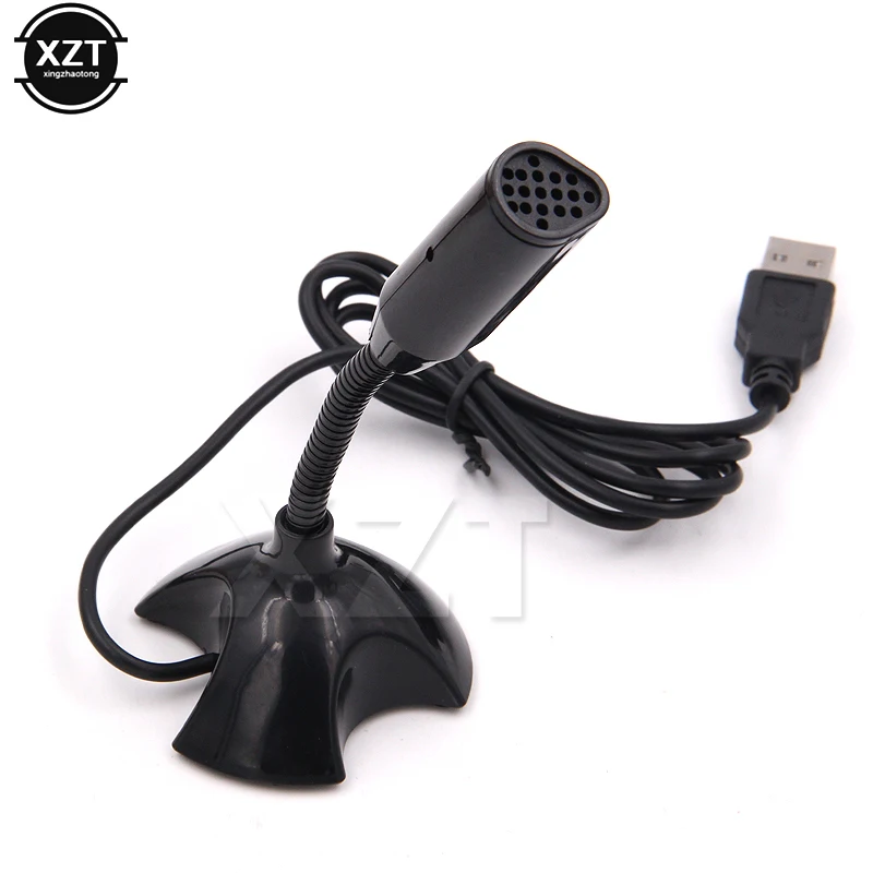 1 шт. мини микрофон для компьютера USB ПК ноутбука Skype караоке студии общения пения