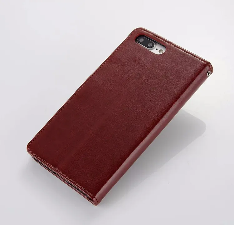 Урожай Бумажник PU Кожа Флип Дело Чехол Для iPhone 7 7 plus 6s 6 plus С Подставкой Карты Телефон Сумка Funads Чехол Для iPhone 5 5S SE