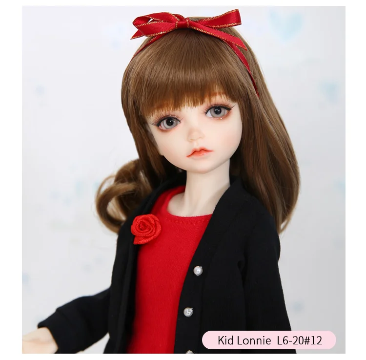 Парик bjd кукла L6# Размер 16-17 см 1/6 вьющиеся парик Жаростойкие синтетические длинные волосы bjd кукла парики в красоты