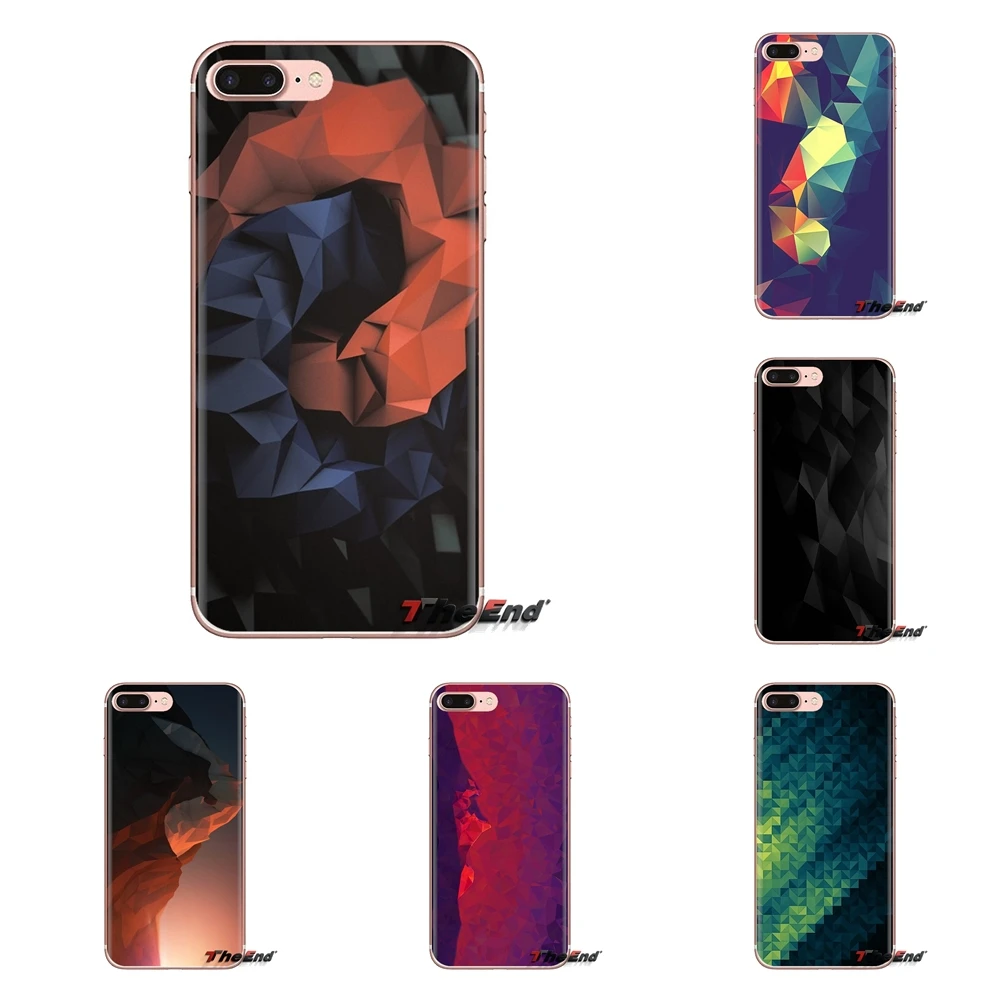 Силиконовый чехол для телефона Xiaomi Redmi 4A S2 Note 3 3S 4 4X 5 Plus 6 7 6A Pro Pocophone F1 Polygon ART Graphic design