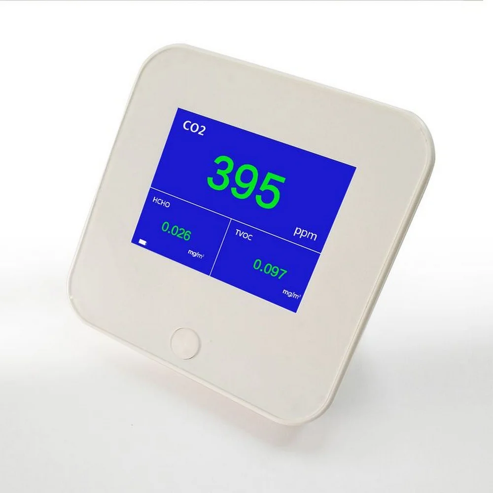 CO2 TVOC HCHO детектор качества воздуха DM306 детектор качества воздуха формальдегид, бензол с USB зарядкой углекислого газа для помещений
