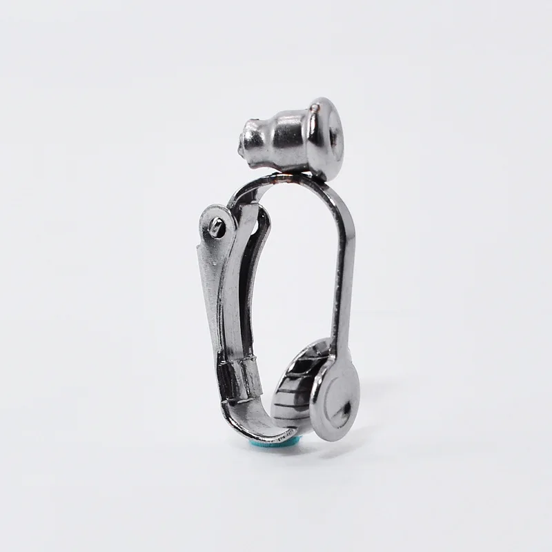Earrings Adapter Stainless Steel Non-pierced Clip Back on Converters Earring Settings DIY Findings NO Fade | Украшения и