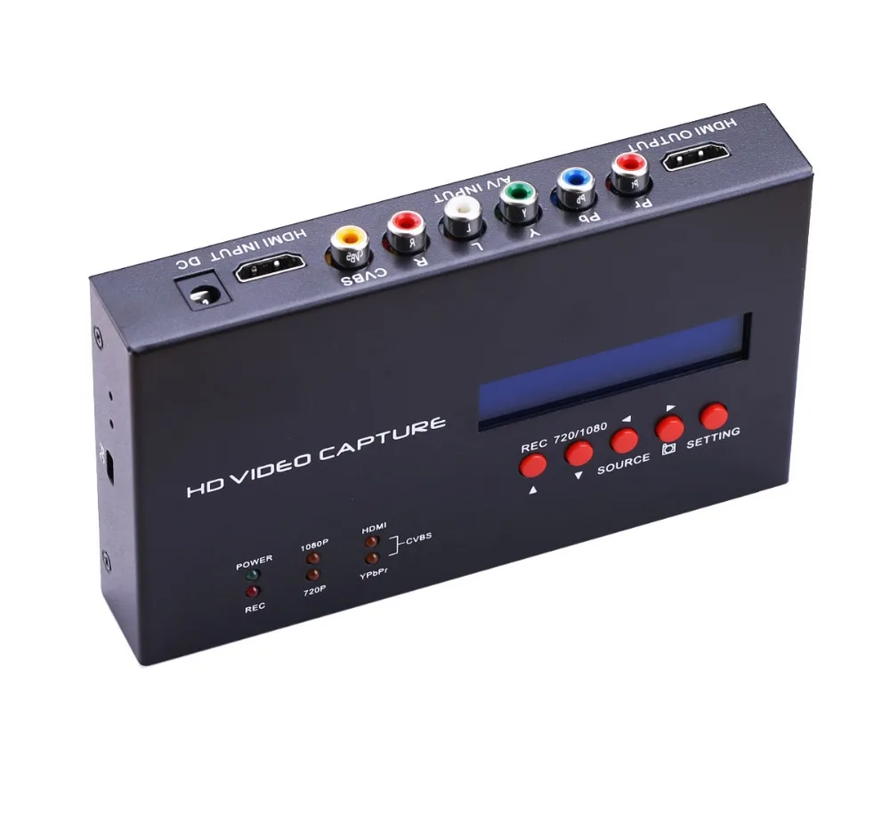 Ezcap 283S HD видео Захват коробка HDMI CVBS AV игра видео запись для PS3 PS4 xbox tv STB медицинский уход прямая трансляция