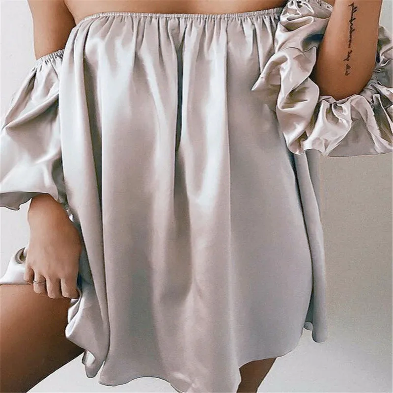 Женские Новые однотонные летние футболки с длинными рукавами Повседневные