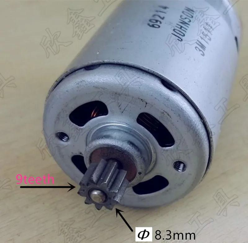 Электродвигатель 9 Зубцов 12 для Maktec MT060SK2 MT061SK2 MT062SK2 MT063SK2 MT064SK2 MT061 беспроводная
