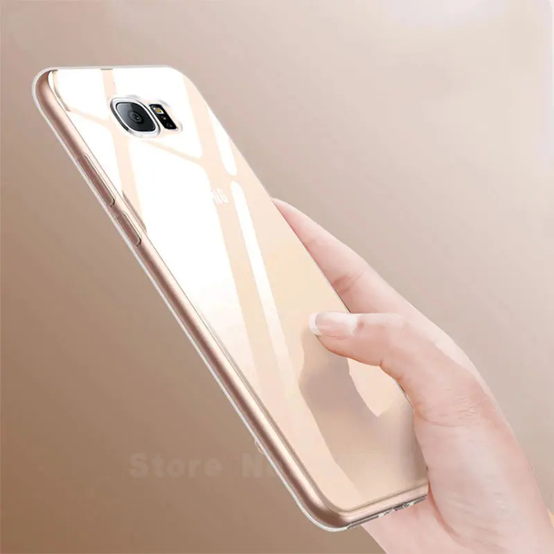 Чехол для Samsung Galaxy S6 чехол силиконовый прозрачный из ТПУ телефонов S 6 G920 SM-G920F g920T |