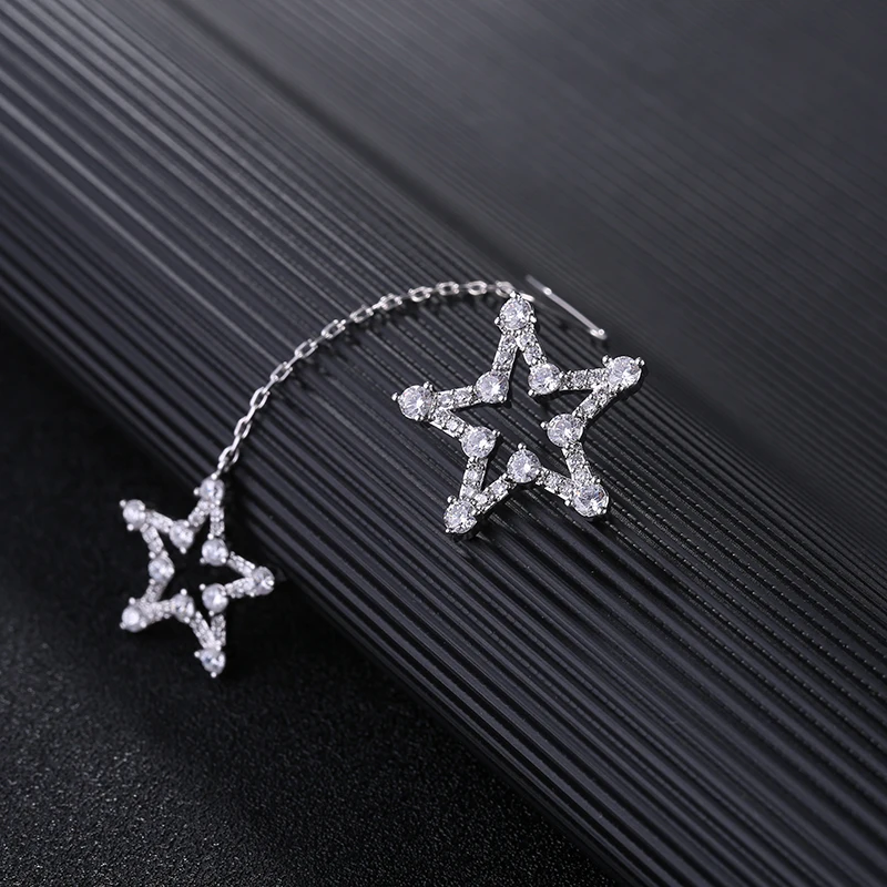 Новые длинные женские серьги GAOLA с прозрачными звеньями из кубического циркония