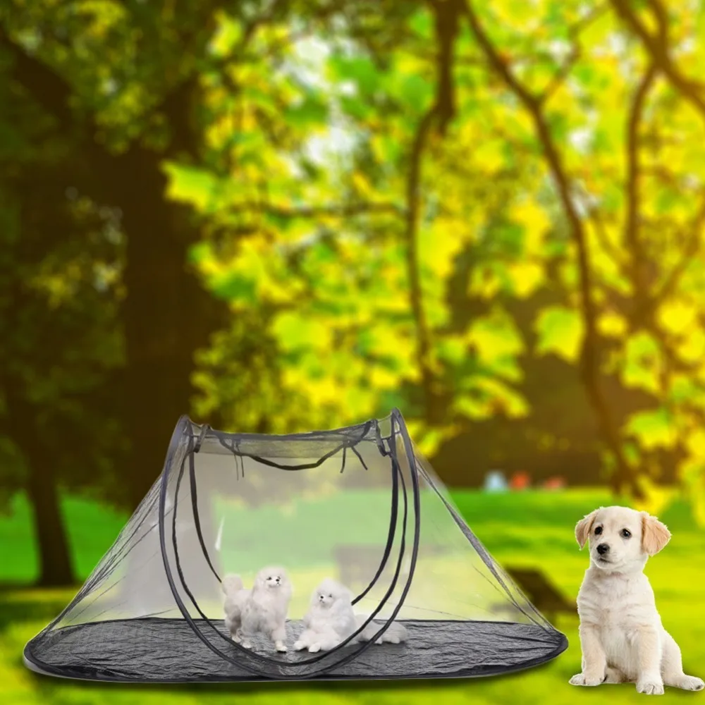Pet Портативный упражнения палатка с Сумка для переноски складной для хранения Открытый ПЭТ-палатка кошка собака Путешествия Открытый ПЭТ клетка