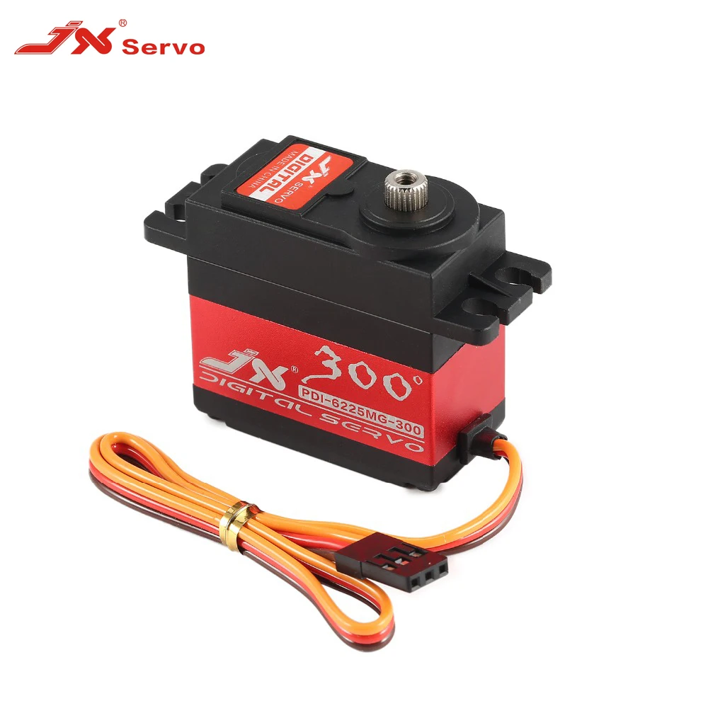 JX PDI-6225MG-300 градусов 25 кг металлический редуктор цифровой стандартный сервопривод ЧПУ Алюминиевый средний корпус для робота