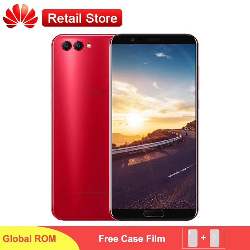 Глобальная прошивка поддержка huawei Honor вид V10 4G телефон 5 99 &quotKirin 970 Octa Core Android 8 0