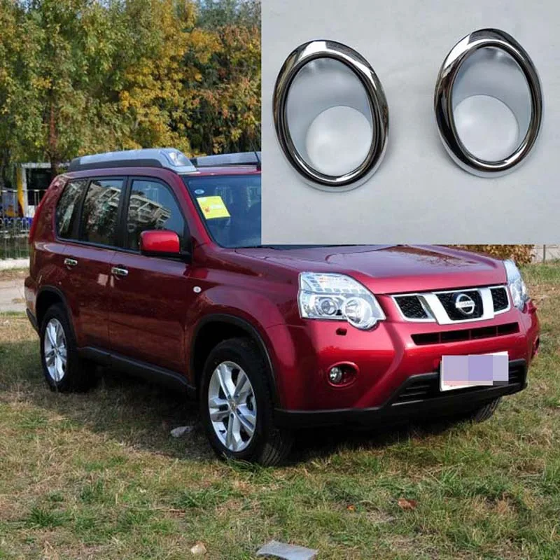 Для NISSAN X TRAIL T31 2008 2009 2010 2011 2012 2013 хром передние противотуманные фары светильник