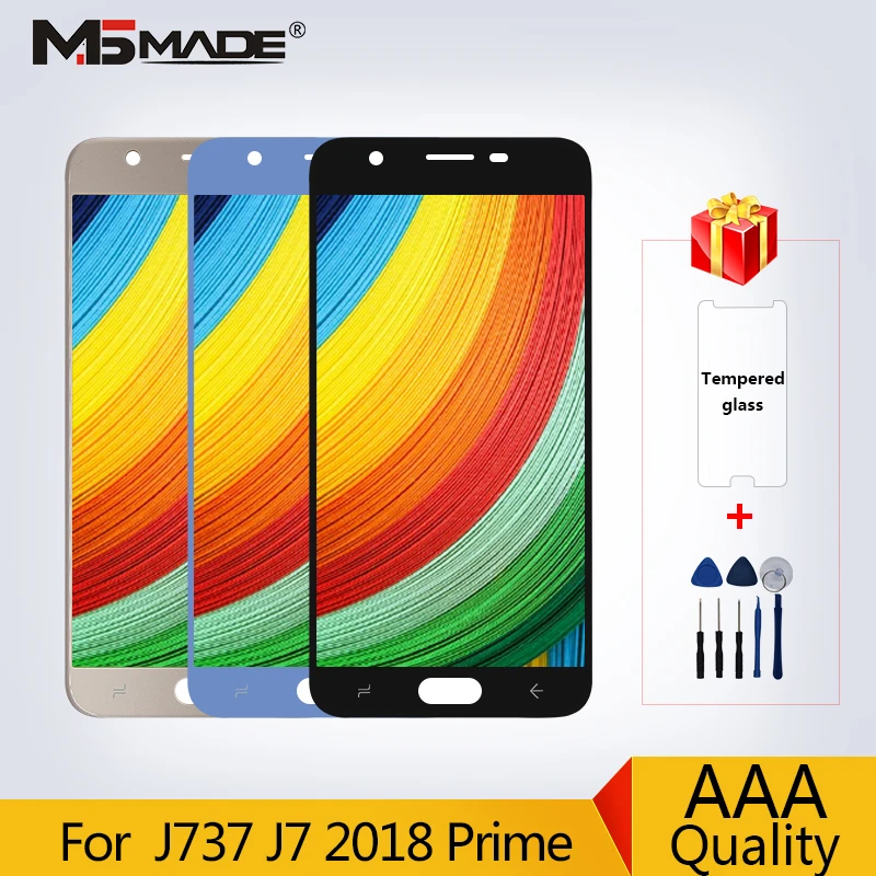 Для samsung Galaxy J7 J737 lcd J737A J737P J737V J737T lcd сенсорный экран дигитайзер дисплей запасные части