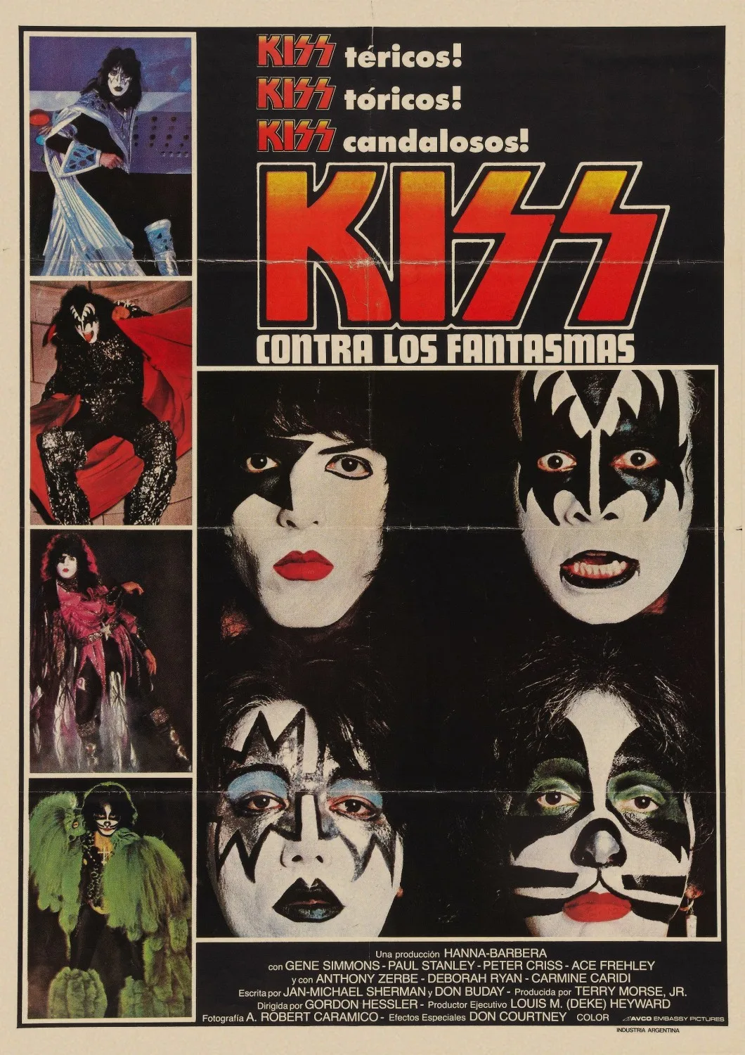 Винтажный постер Kiss band Kraft Ретро Европейская и американская музыкальная команда