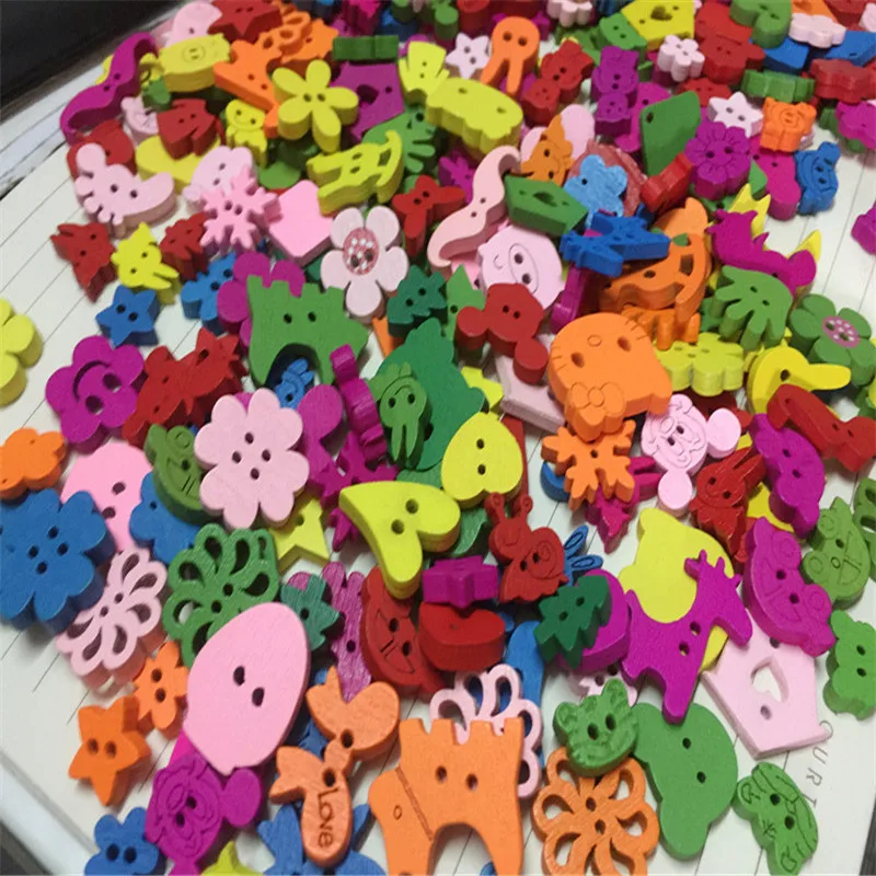 Деревянные швейные пуговицы для одежды декоративные ручные аксессуары