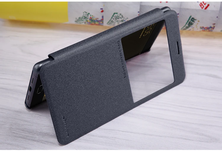 Для Xiaomi Mi Note 2 флип-чехол Nillkin Sparkle Series из искусственной кожи чехол для Xiaomi Mi Note 2 с окошком обзора