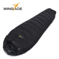 wingace fill 2000g 3000g 4000g goose down sleeping bag ultralight hike outdoor travel mummy camping sleeping bag uyku tulumu