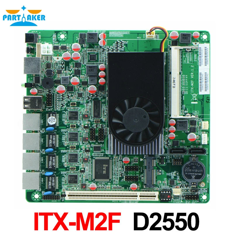 Материнская плата для брандмауэра устройство с 4 LAN D2550 1U|atom d2550|firewall motherboardmotherboard
