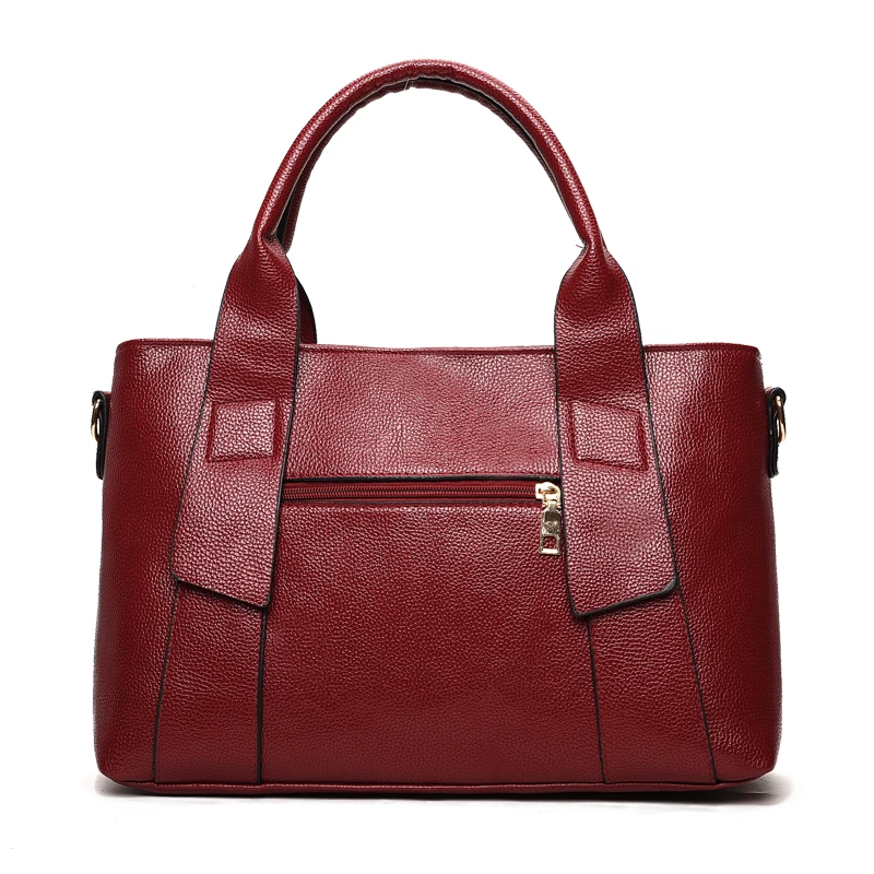 Женские кожаные сумки многофункциональные 2 комплекта известные бренды