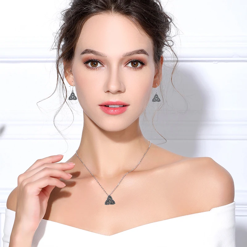 

Eudora Genuine 925 Sterling Silver Lucky Trinity Celtics Knot Dangle Earrings Fashion Jewelry for Women Girls Birthday Gift
