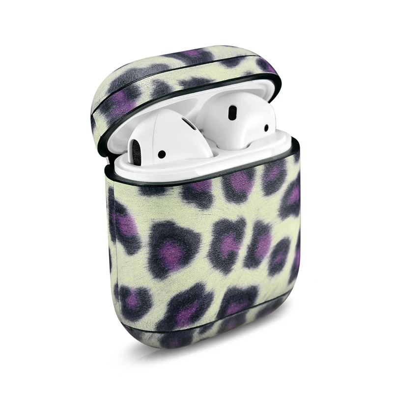 Чехол icarer для AirPods чехол из натуральной кожи Apple Airpods роскошная сумка хранения iPhone