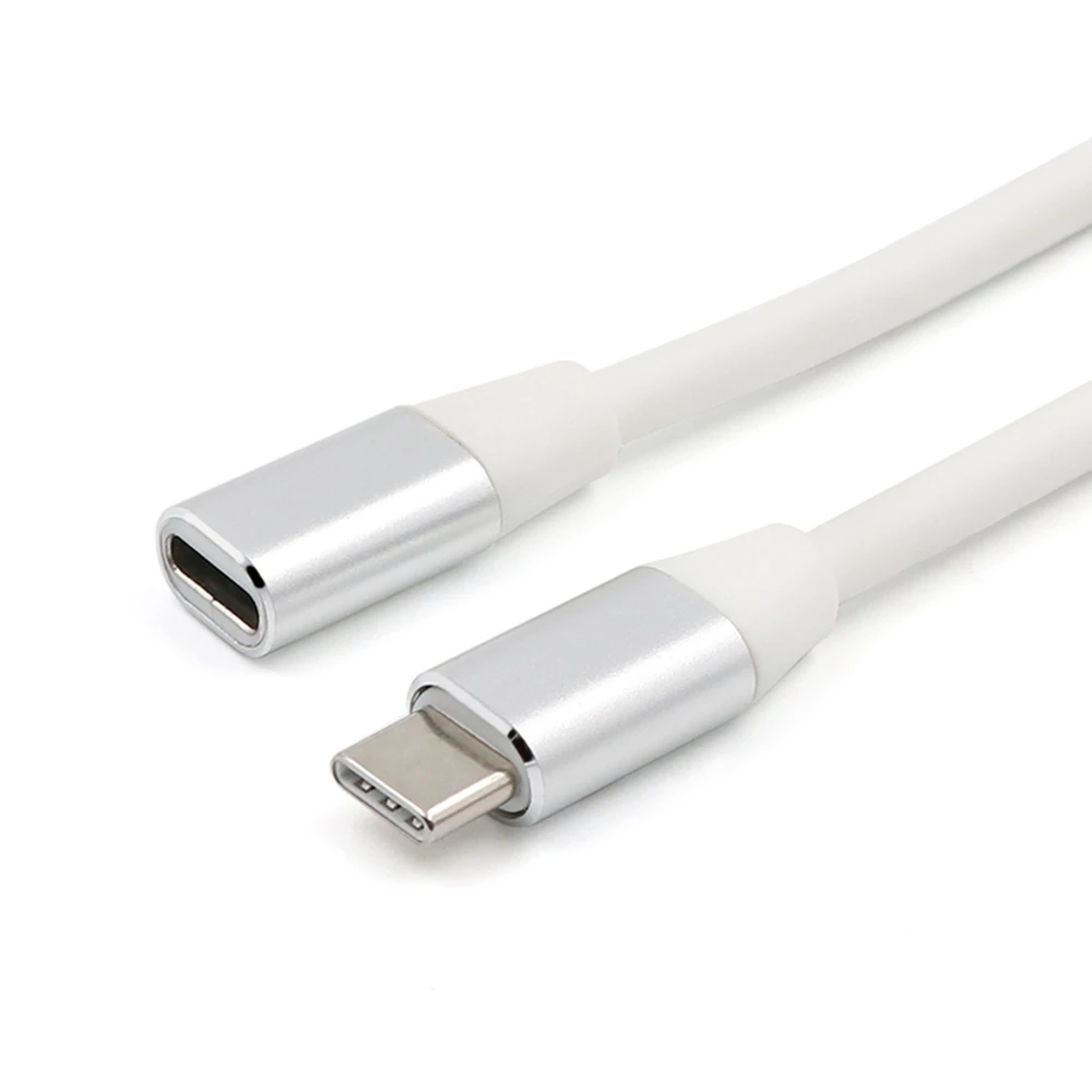 Красный GRWIBEOU type C для type c USB 3,1 мужчин и USB-C женщин для расширения данных Кабельный УДЛИНИТЕЛЬ шнур 1 м для Macbook - Цвет: Красный