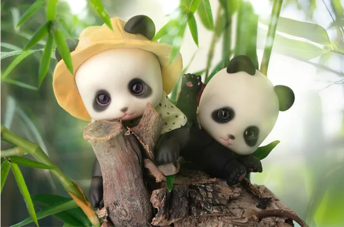 Stenzhorn (stenzhorn) 1/8 черные и белые маленькие глаза панды|eye eye|eye pandaeye white |