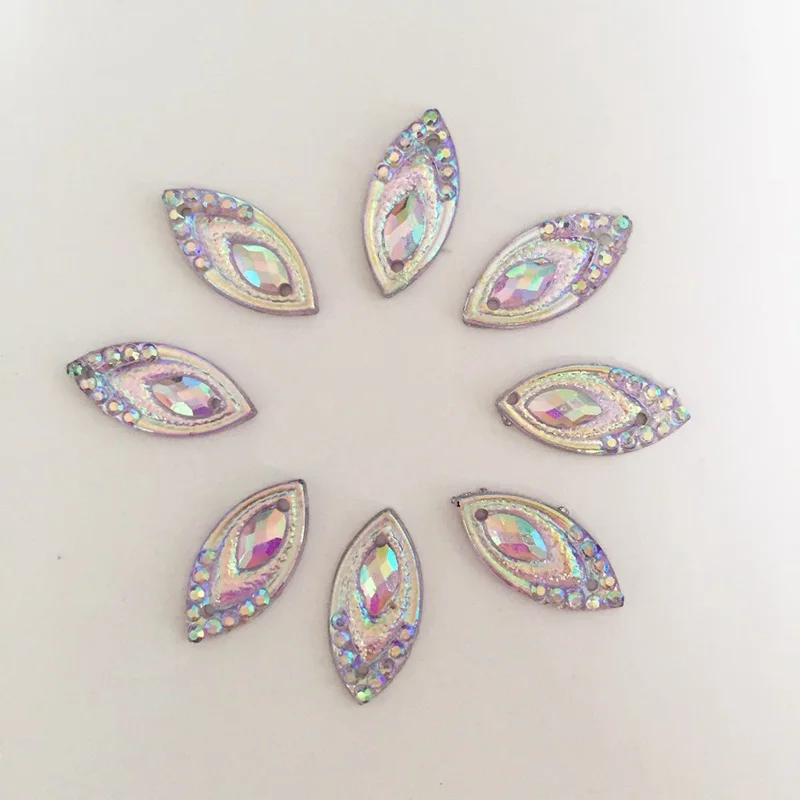 Украшения для свадебного декора аксессуары одежды 2 отверстия 80 шт. 7 мм * 15 ID22