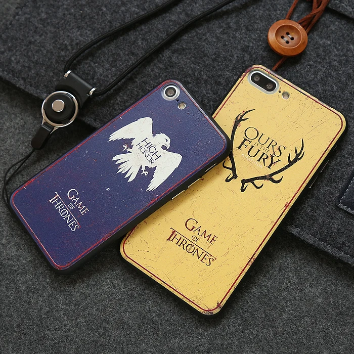 Citycase Игра престолов высокое качество чехол для iPhone6 6S 6 Plus 7 плюс полный
